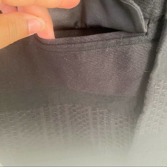 Armani Exchange Textured Stripe Blazer Black Size 2 - Picture 11 of 14